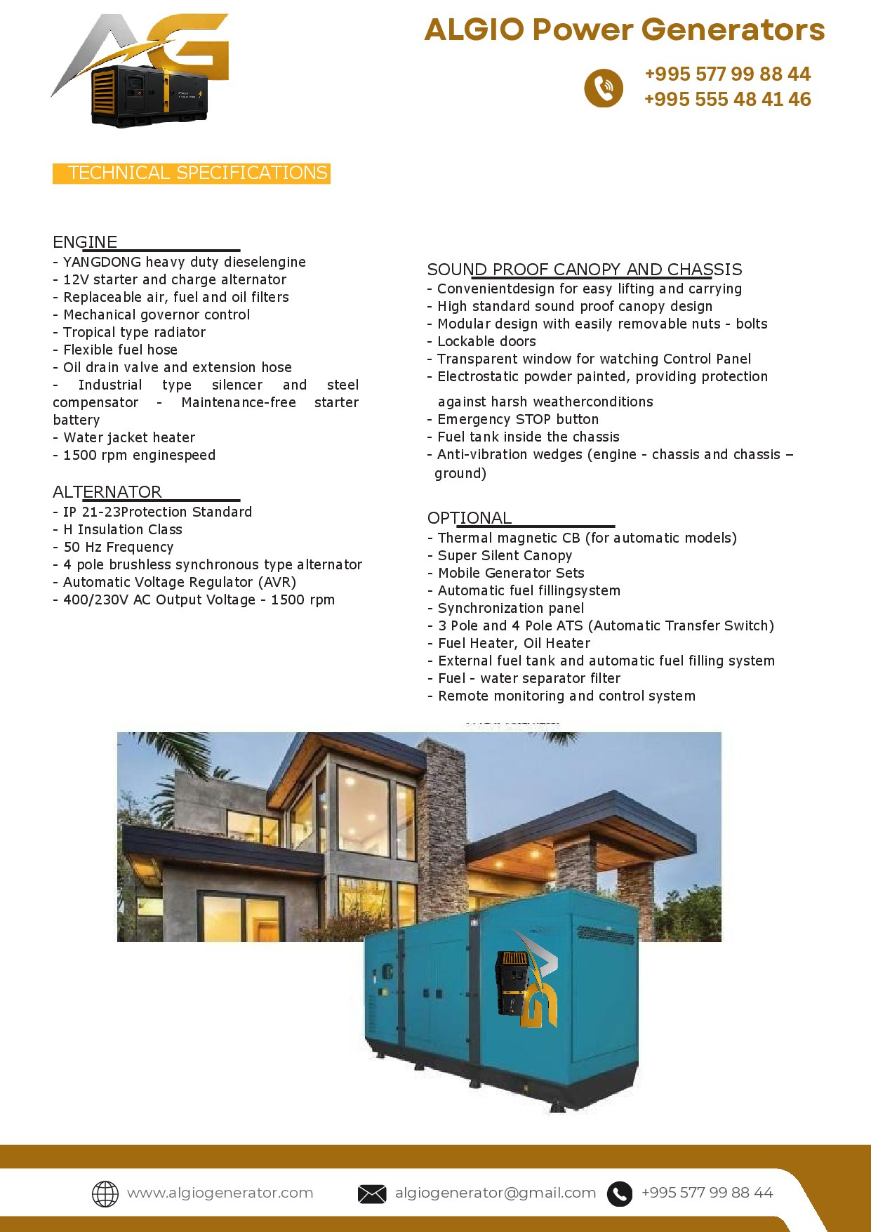 44 kVA dizel generatoru - Səhifə 3